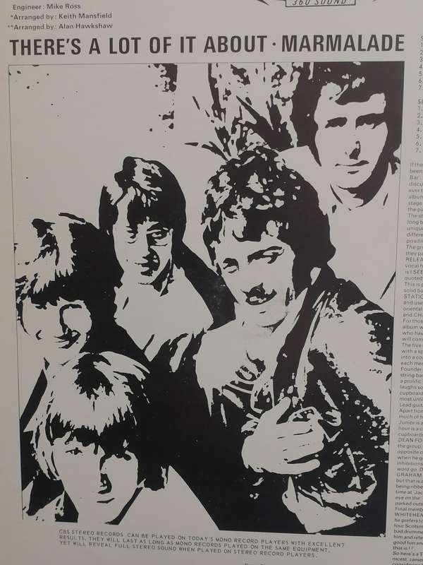 The Marmalade, There's a lot of it about, vinyl very good- .
