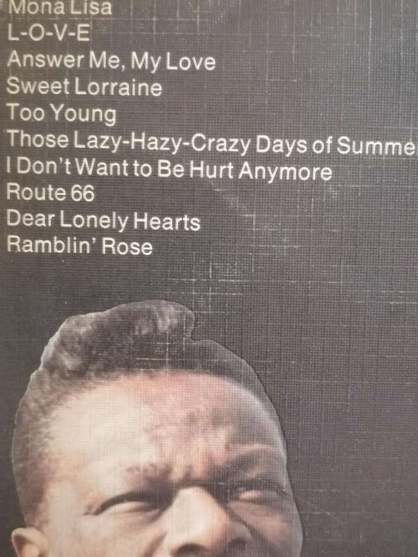 The Best of Nat King Cole, vinyl good+.