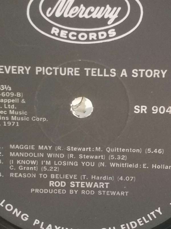 Rod Stewart, Every picture tells a Story, vinyl very good.