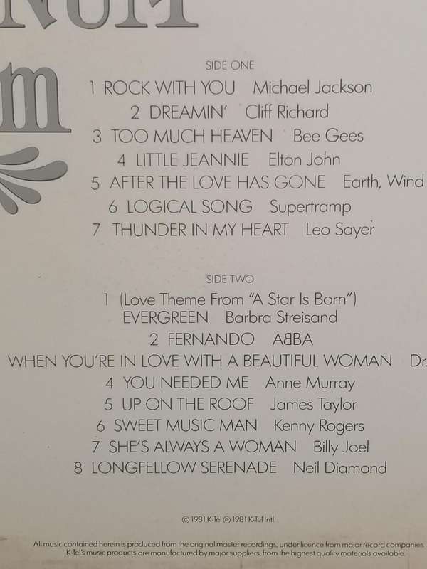 The Platinum Album, vinyl very good.