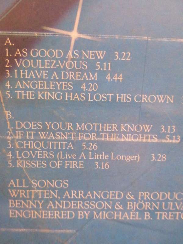 ABBA, Voulez-Vous, vinyl very good.