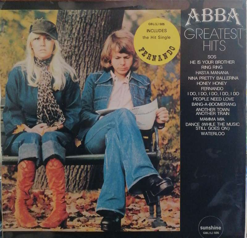 ABBA, Greatest Hits, vinyl very good.