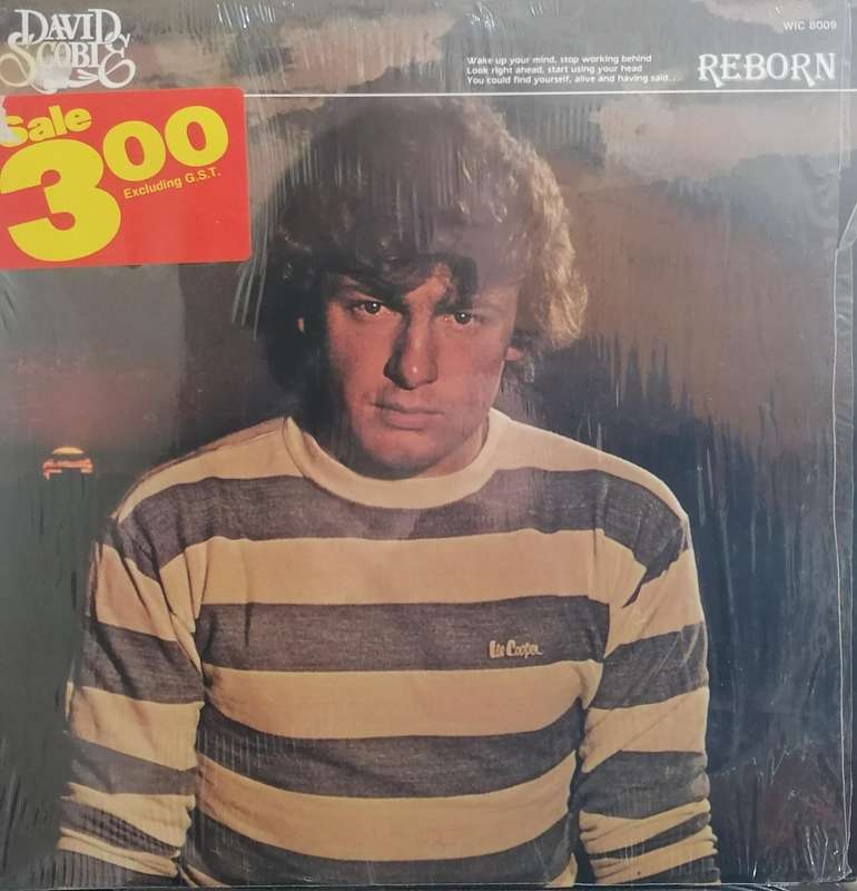 David Scobie, Reborn, vinyl excellent.