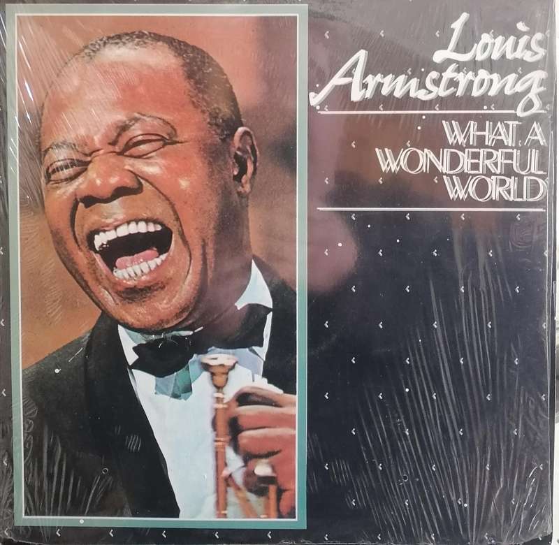 Louis Armstrong, What a Wonderful World, vinyl excellent.