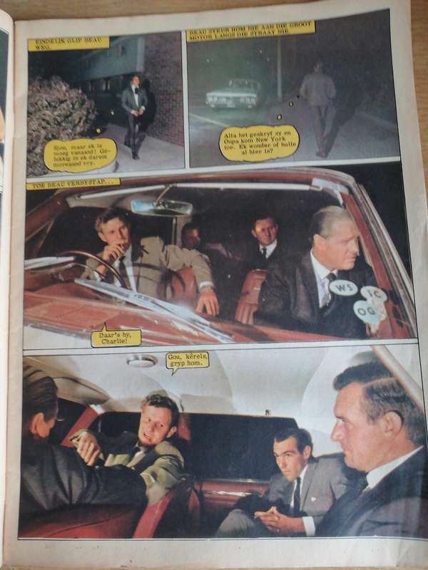 Scarce, early issues, Beau Brummell, issue no.5, Afrikaans, kleur Foto verhaal.