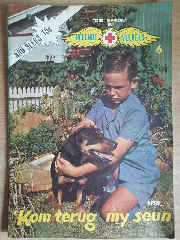 Scarce, early issues, Die Baron in Helend Vleuels, issue no.6, Afrikaans Foto verhaal,