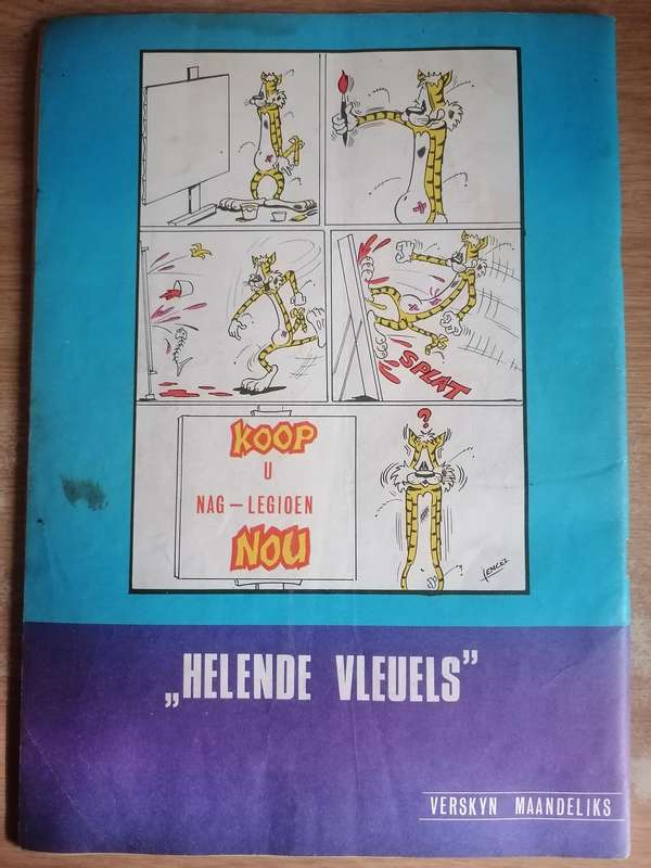 Scarce, early issues, Die Baron in Helend Vleuels, issue no.6, Afrikaans Foto verhaal,