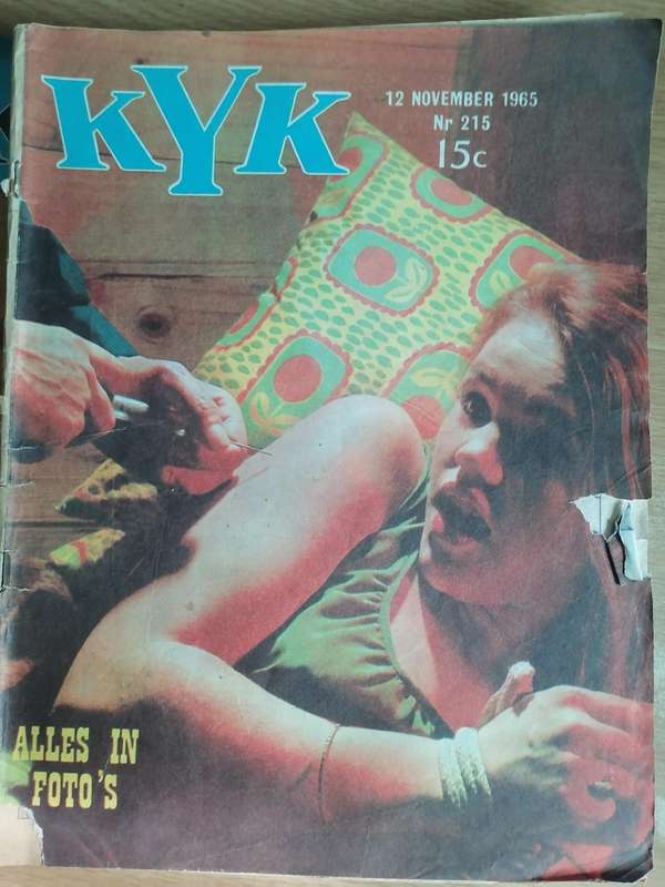 8x Early Kyk issues, between 1964 to 1969, Afrikaans, foto verhaal.