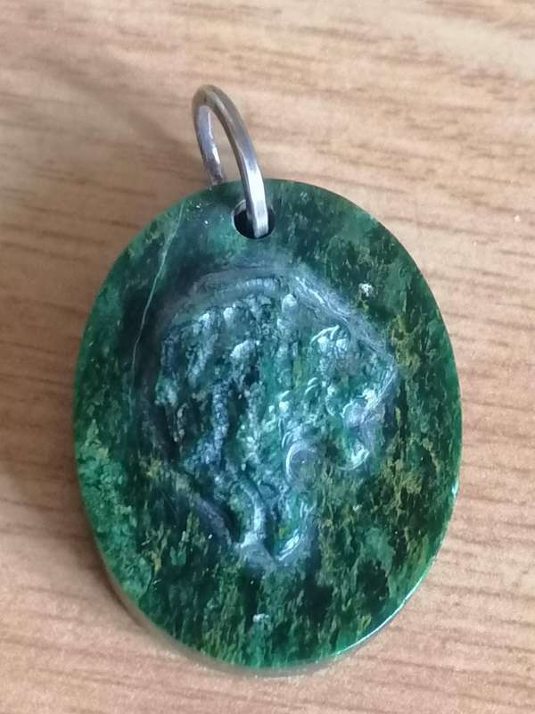 Rare & Vinitage Baberton Verdite (Jade) hand carved Lion.