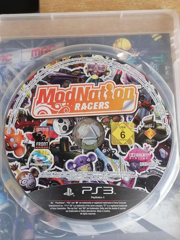 3x PS3 games, Madden NFL 09, ModNation racers & Juiced 2.