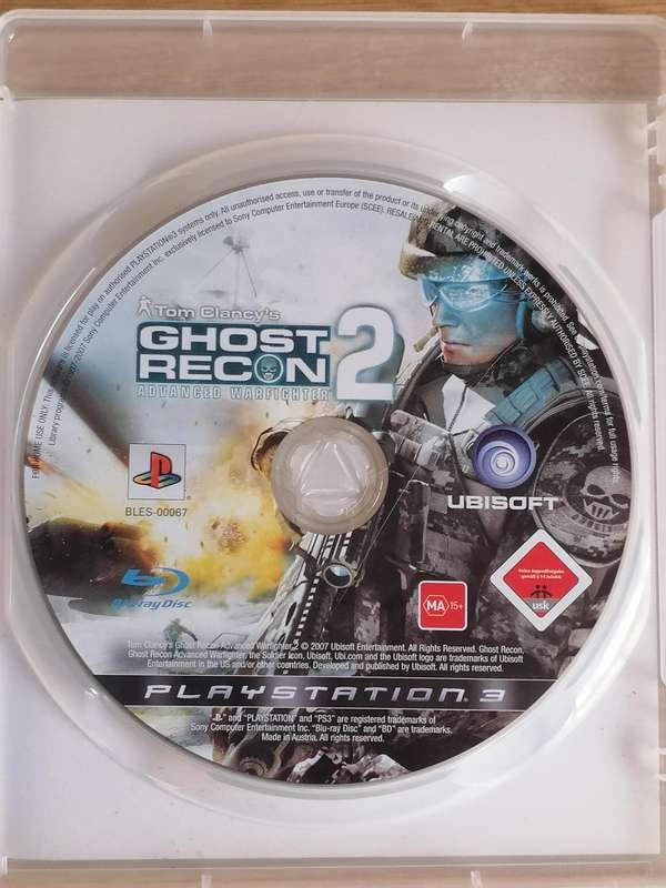 3x PS3 games, Call of Duty, Ghost Recon advanced war fighter & Heavy rain.