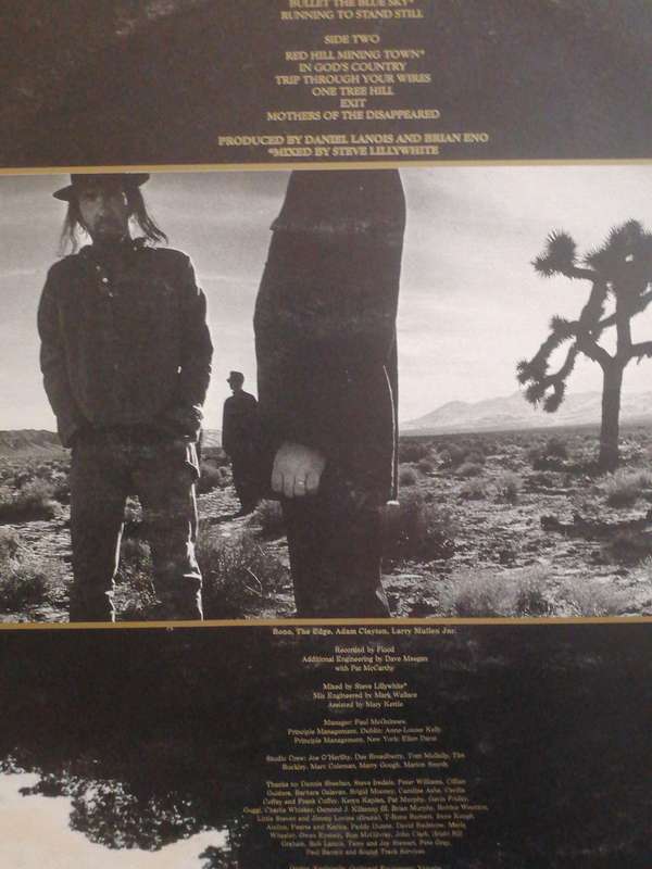 U2, The Joshua tree, vinyl very good-.