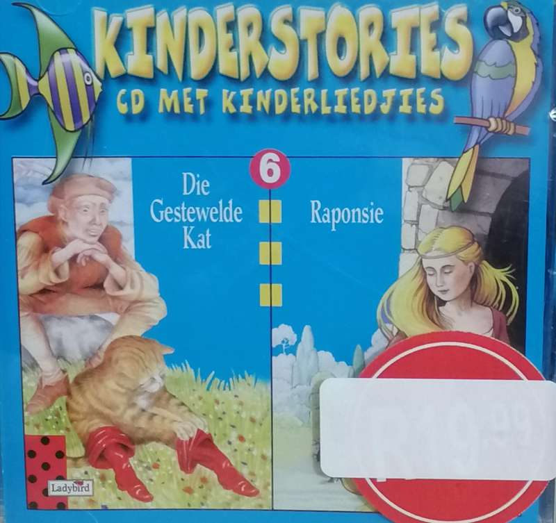 6x original Afrikaans CD's, Kinder stories met kinder liedtjies, very good condition.