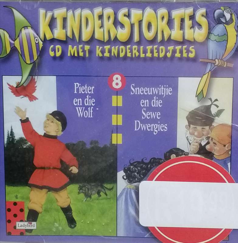6x original Afrikaans CD's, Kinder stories met kinder liedtjies, very good condition.