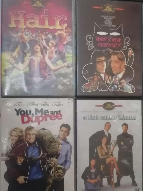 20x original Top DVD movies, in very good condition.