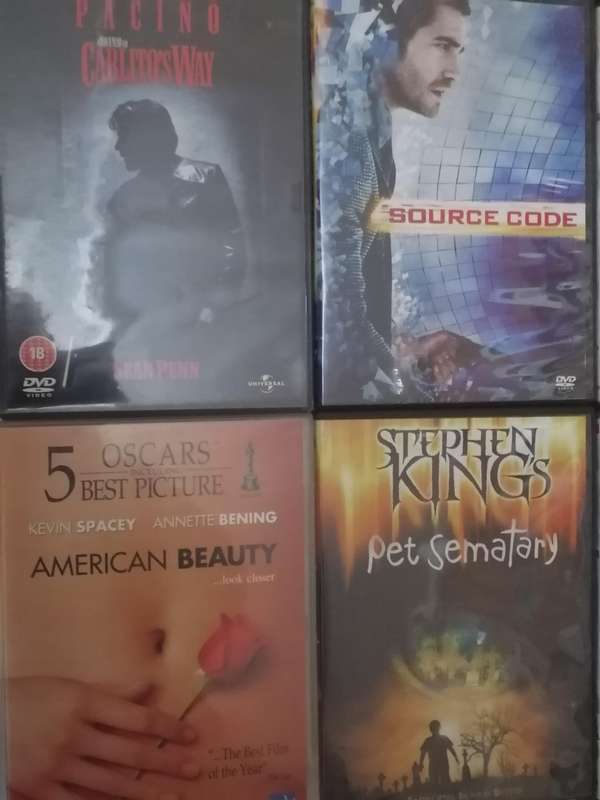 20x original Top DVD movies, in very good condition.