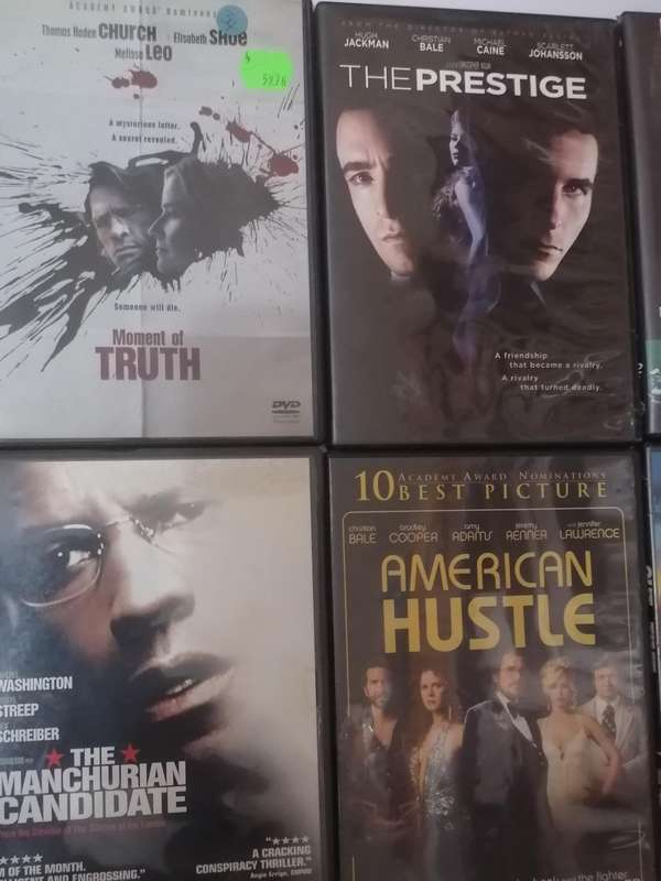 20x original Top DVD movies, in very good condition.