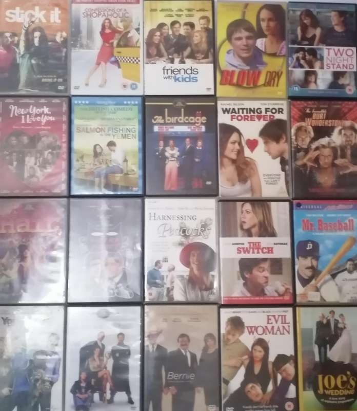 20x original Top DVD movies, in very good condition.