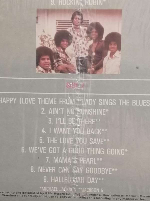 Michael Jackson plus the Jackson 5, Greatest hits, vinyl excellent.