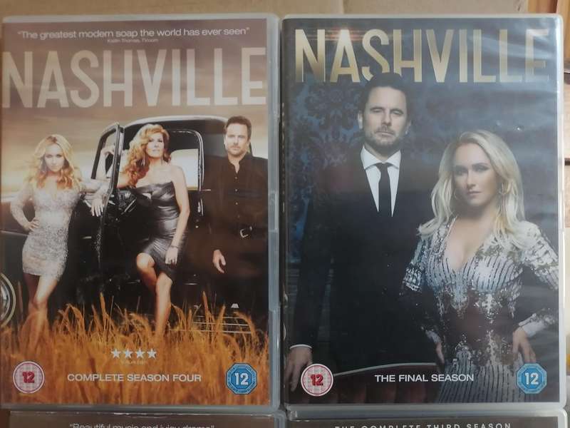 DVD series, Nashville, (Seasons 2, 3, 4 and 6), Very good condition.