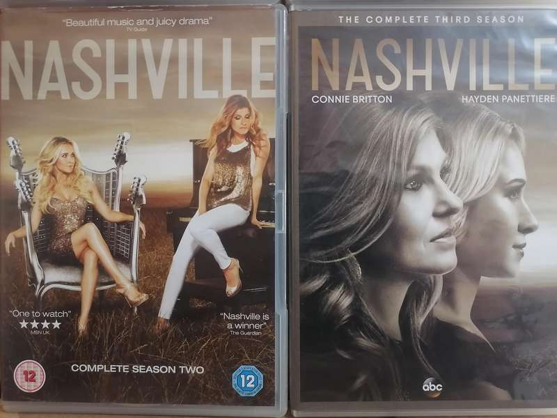 DVD series, Nashville, (Seasons 2, 3, 4 and 6), Very good condition.