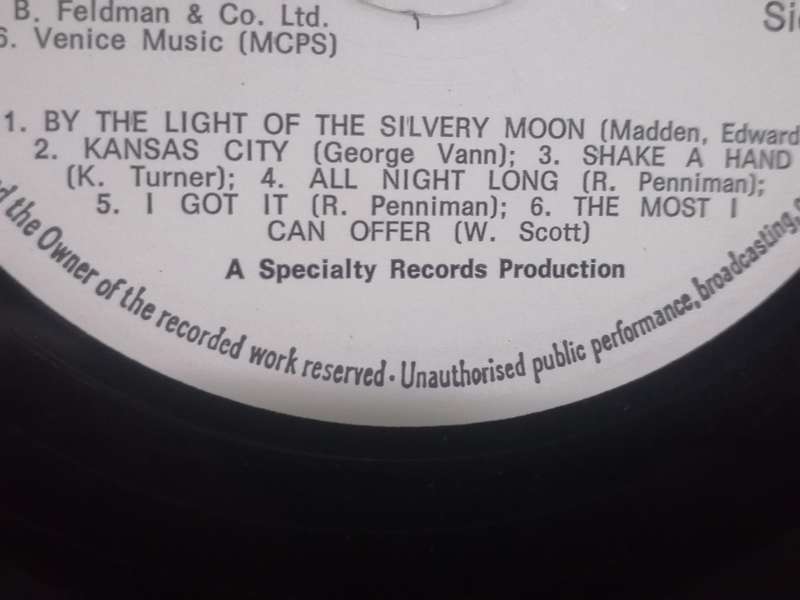 Little Richard, Rock Hard, Rock Heavy, vinyl very good.