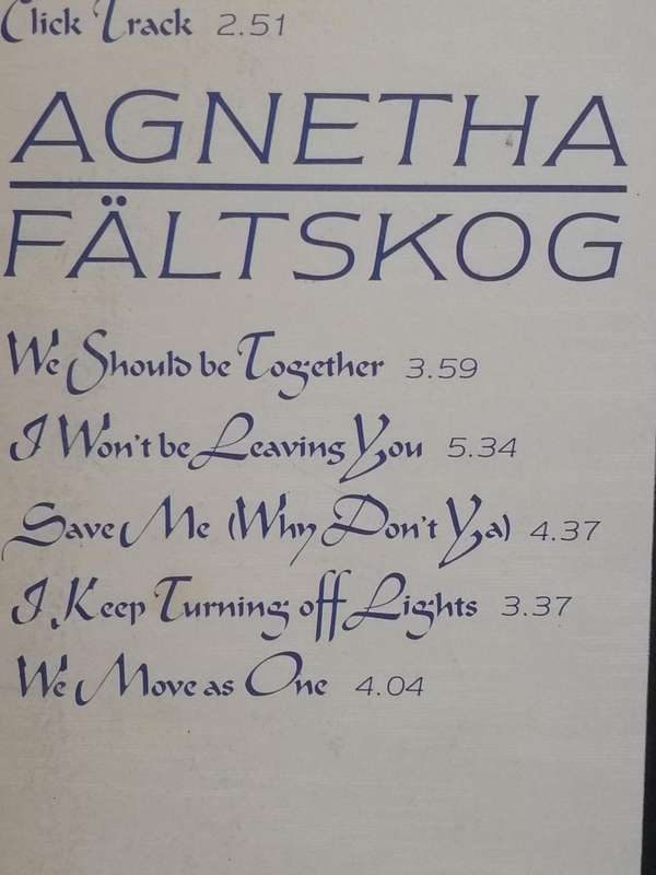 Agnetha Faltskog, vinyl excellent.