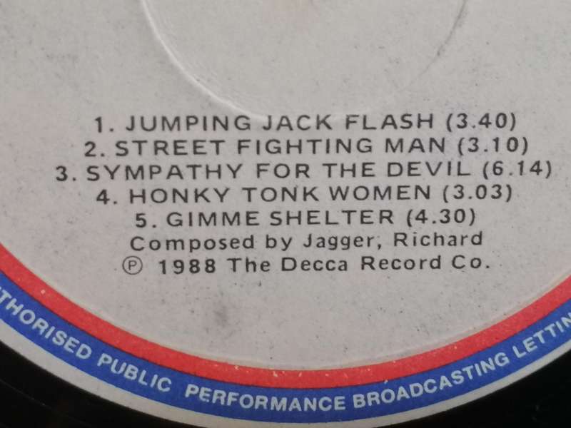 The Rolling Stones, Greatest Hits 1964-1971, Hot Rocks, double album, vinyl's excellent.