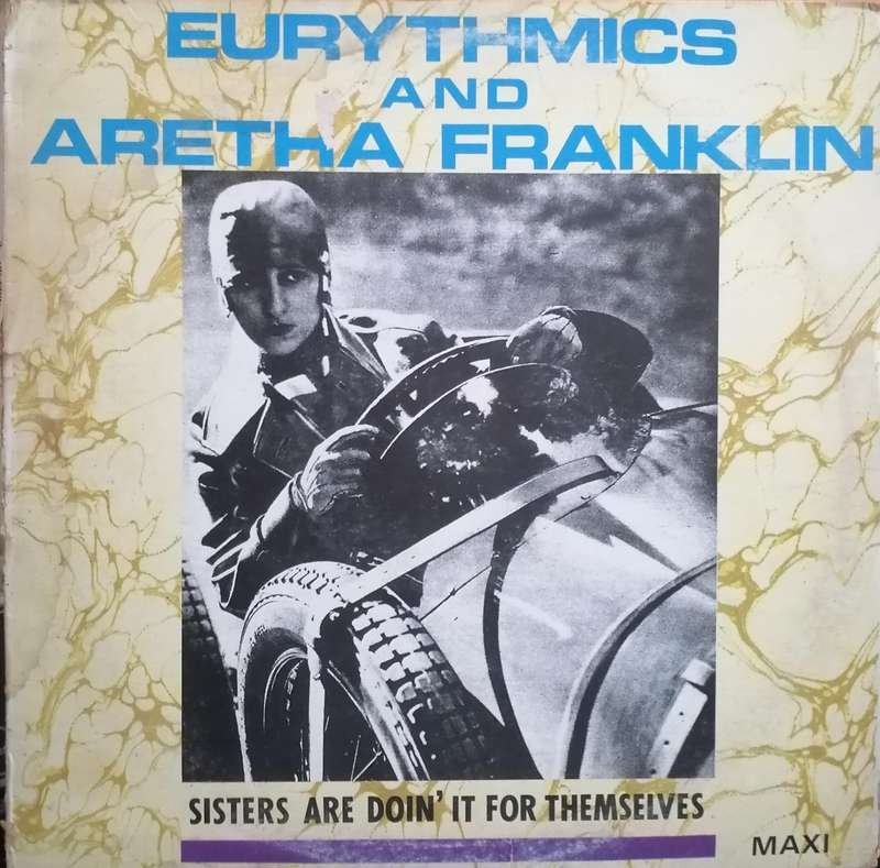 Eurythmics and Aretha Franklin 'Sisters are doin' it for themselves',  vinyl in very good condition.