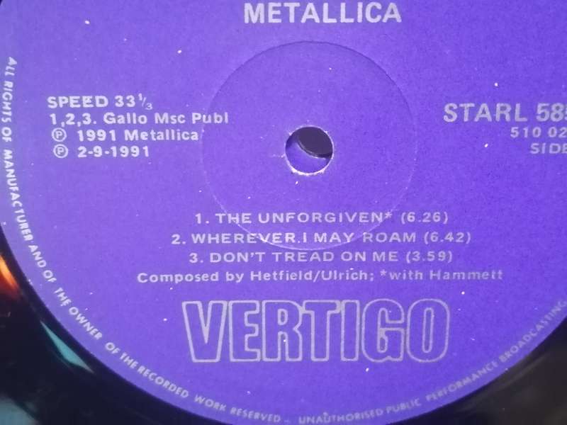 Metallica, double album ,vinyl's good.