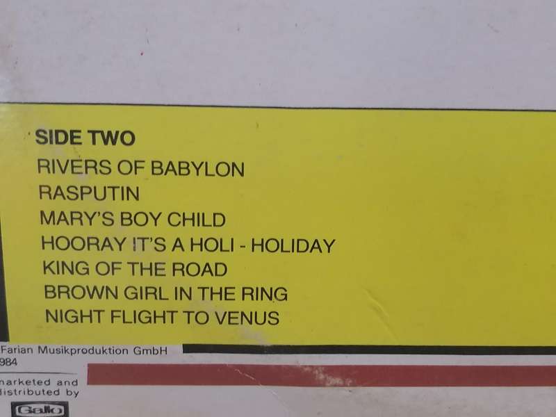 Boney M, The Gold Collection Double album, vinyl's very good-.