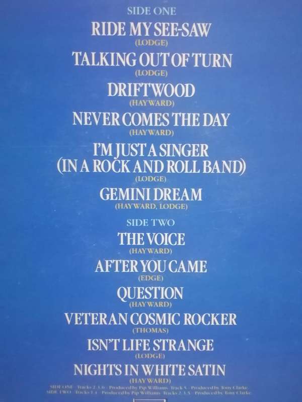 Moody Blues, Voices in the sky, vinyl very good.