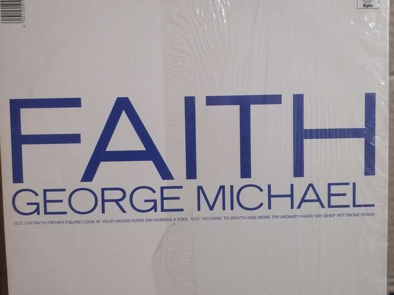 George Michael, Faith, vinyl good.