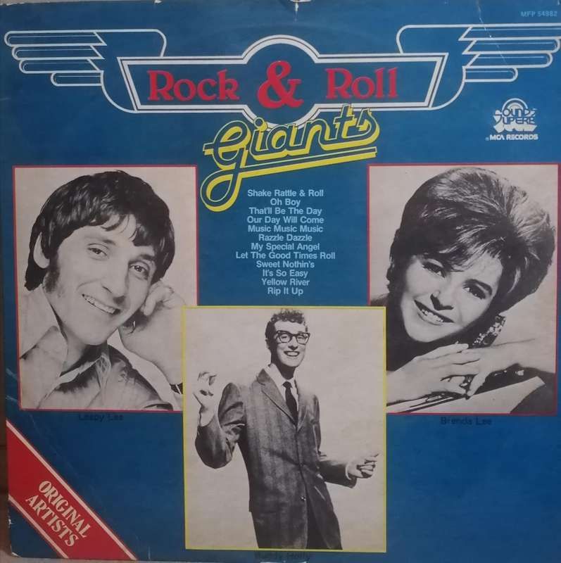 Rock & Roll Giants, vinyl very good+ .