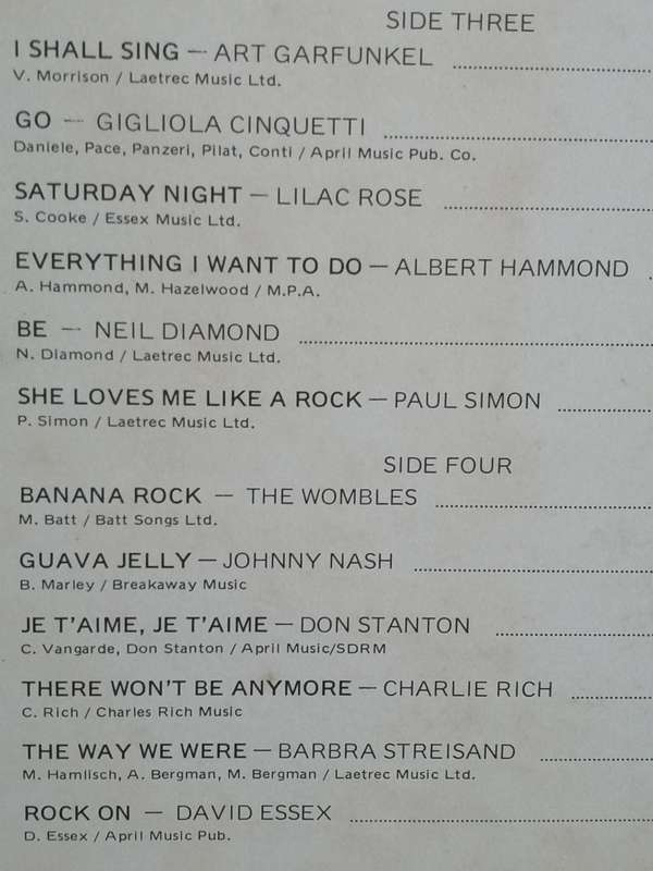 Rock's Greatest Hits Vol.6, Double album, vinyl's very good.