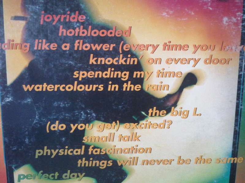 Roxette, Joyride, vinyl very good.