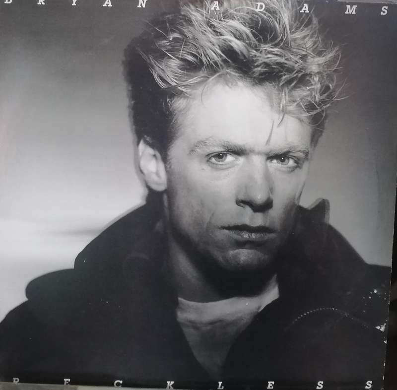 Bryan Adams, Reckless, vinyl very good.