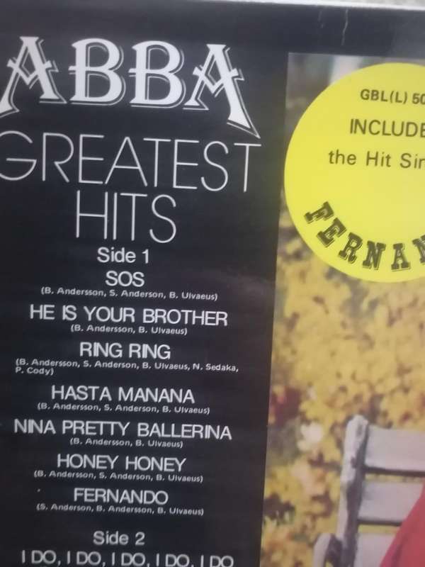 ABBA, Greatest Hits, vinyl very good+.