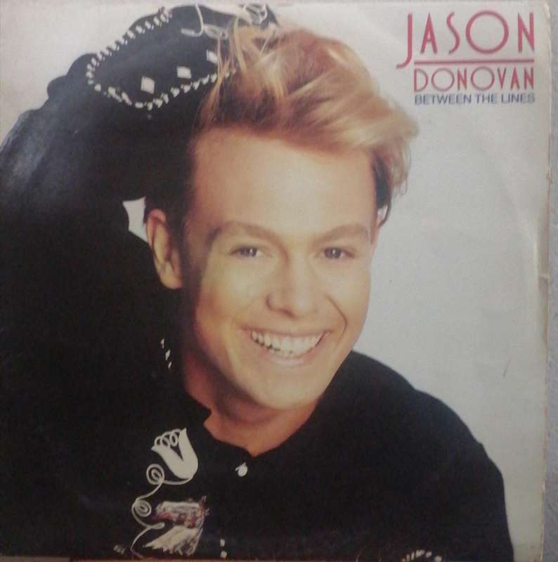 Jason Donovan, Between the Lines, vinyl very good-.