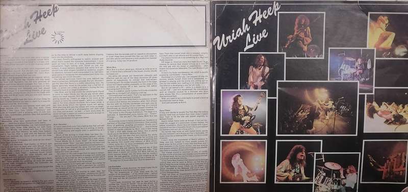 Uriah Heep Live, Double album, vinyl's very good- .