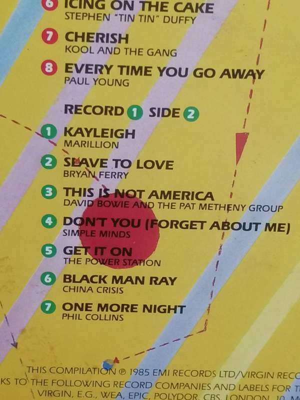 Now that's what I call music Vol.5, double album, vinyl's very good.