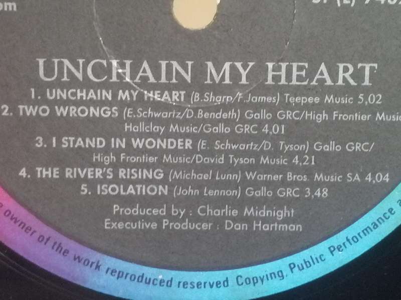 Joe Cocker, Unchain my Heart, vinyl excellent.