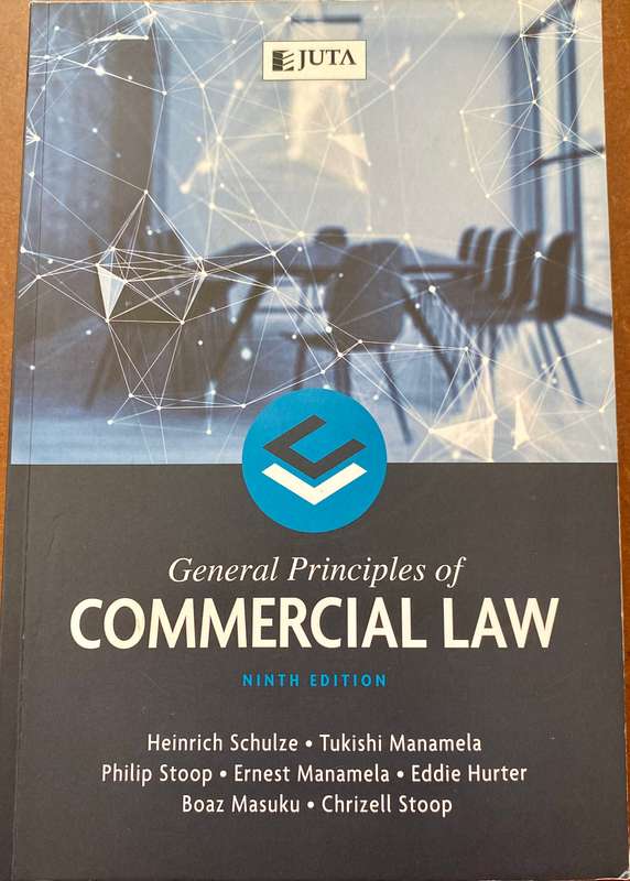 General Principles of Commercial Law 9th Ed