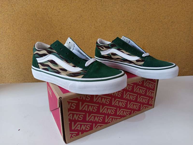 Vans Junior Old Skool Flame Camo