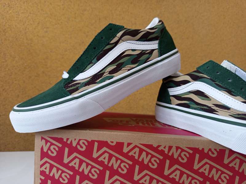 Vans Junior Old Skool Flame Camo