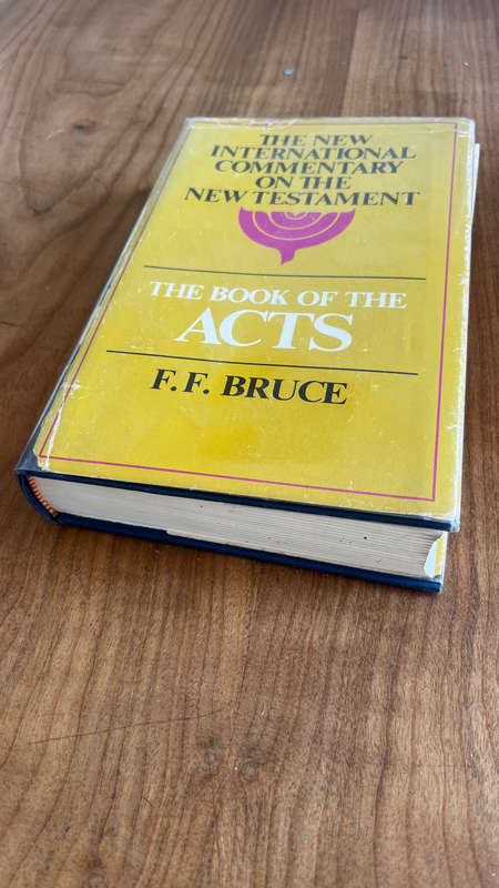 NICNT commentary - Acts - FF Bruce
