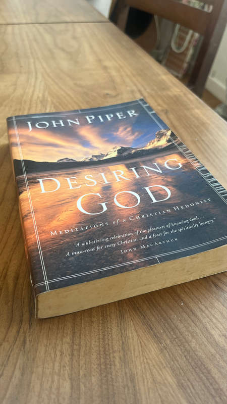 3 X John Piper books. Desiring God