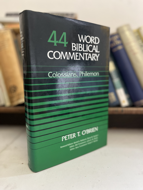 Word bible commentary Colossians Philemon