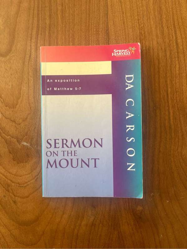 DA Carson sermon on the mount
