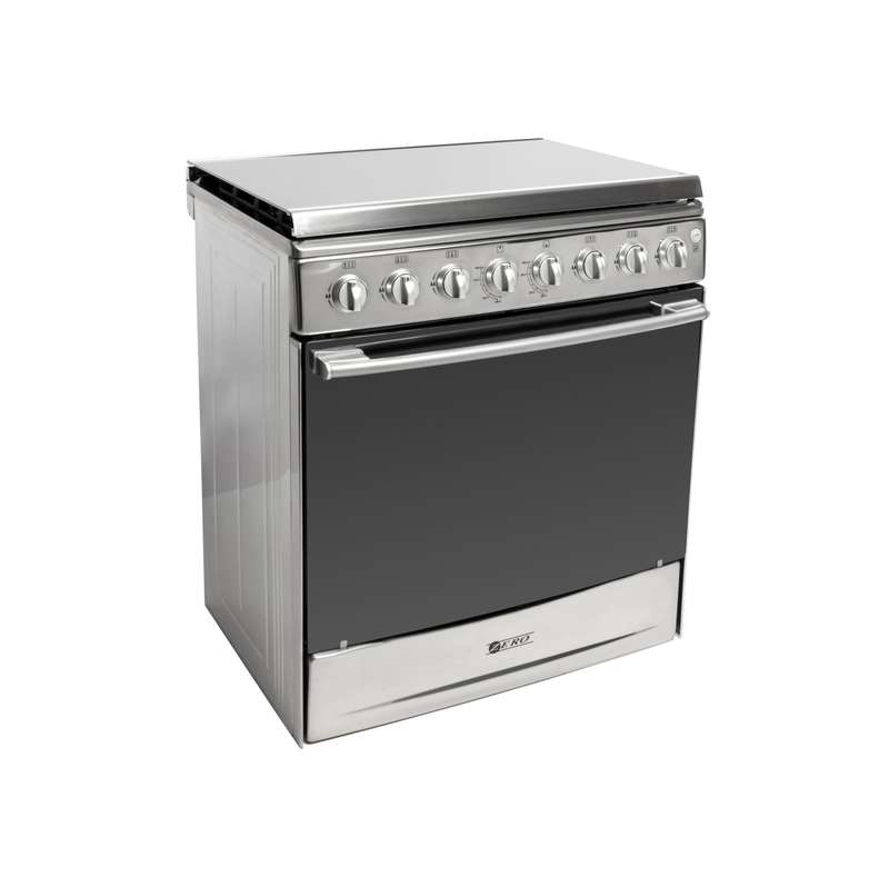 Zero Appliances 6 Burner Stainless Steel Gas Stove- 6Plate Gas Oven SS